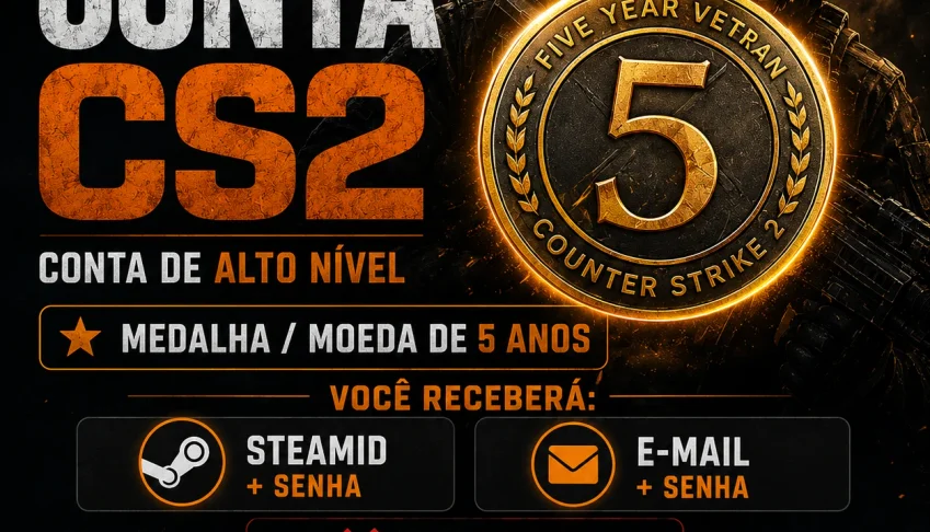 Medalha/Moeda de 5 Anos | Dados podem ser alterados