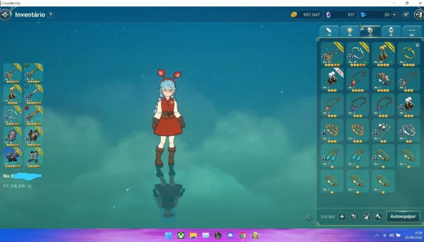 vendo conta ni no kuni lv 65 540k power engenheira