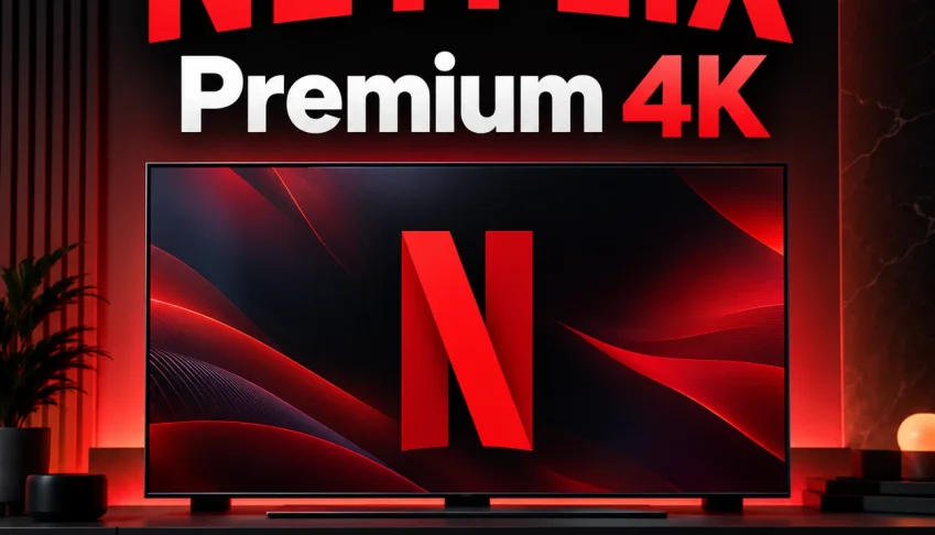 Netflix Premium 4K | Perfil privado | 1 tela | 30 dias