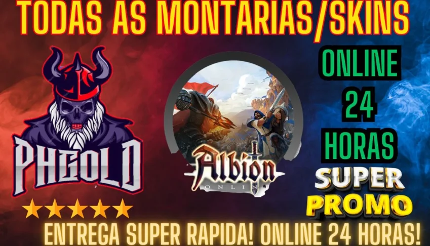 Todas Montarias/Skins - Albion Online - Atendimento 24 Horas