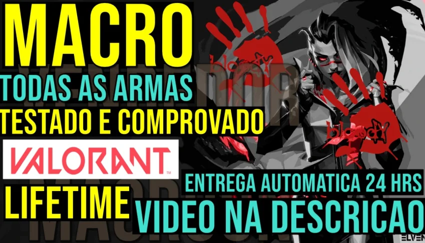 Macro VALORANT PROFISSIONAL - Mouses Bloody - LIFETIME