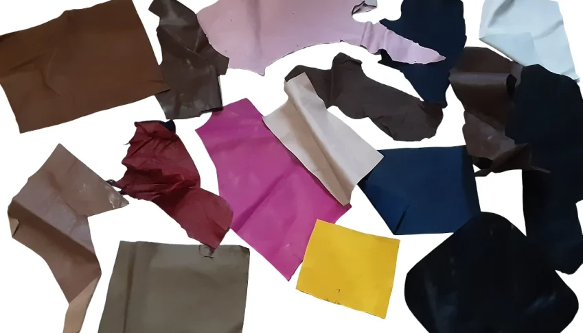 1kg Retalhos GRANDES Couro Pelica e Camurcina Legítimo