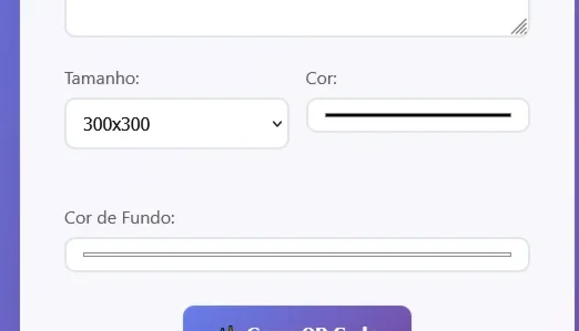 🛒 Gerador de QR Code