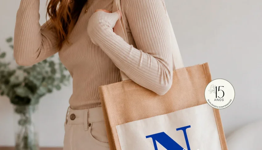 Sacolas Ecobag Ecológicas em Juta e Algodão