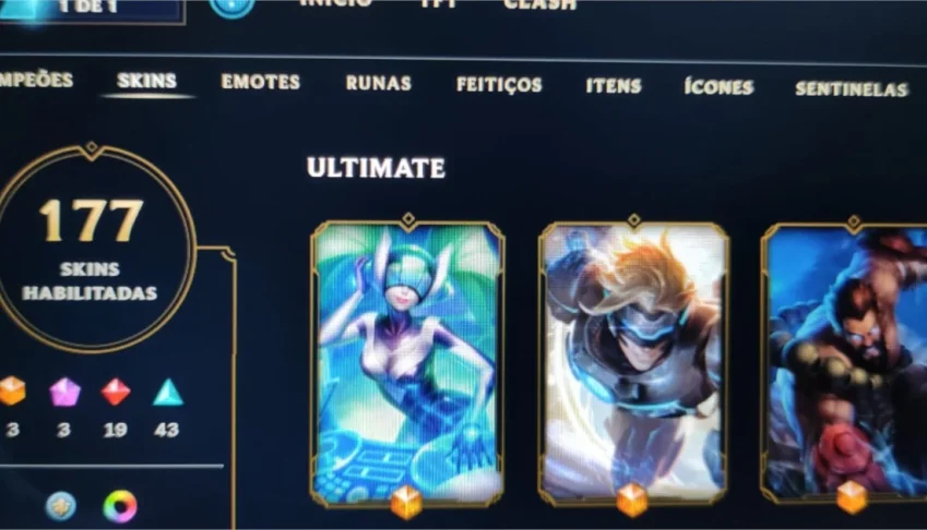 Conta LOL desde 2013 com 177 skins (Barato)
