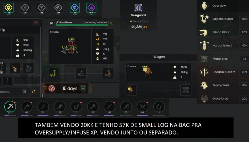 Conta ravendawn legacy 76 server serafine