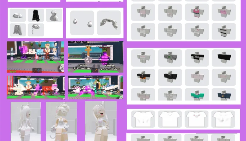 Conta feminina roblox