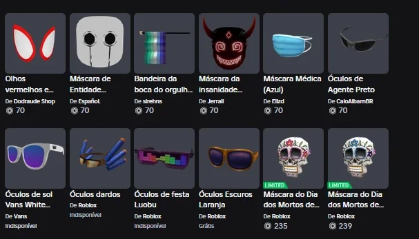 Conta Roblox De 2020