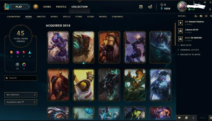 Conta League of legends D4