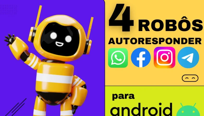 4 Robôs AUTO RESPONDER (Telegram, Whatsappm Instagram e FB