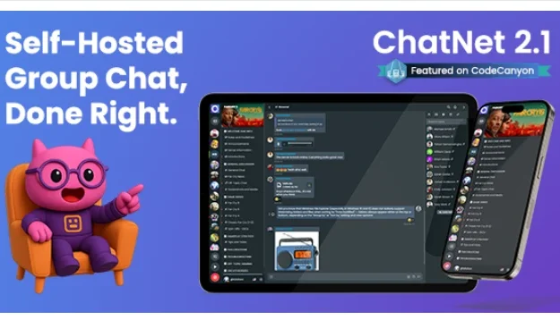 ChatNet – PHP Chat Room & Private Chat Script