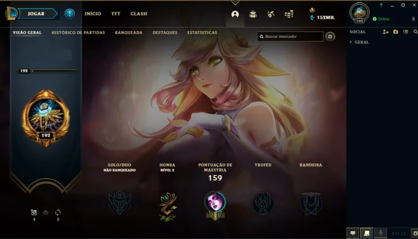 Conta de League of Legends