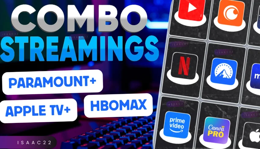Combo Hbomax + Apple Tv + Paramount+  | 30 Dias