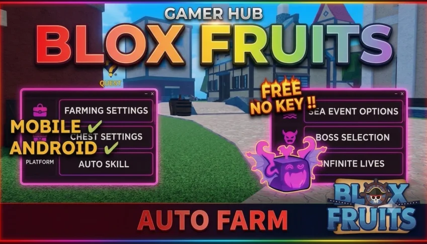Script Blox Fruits | Todas Funções Disponíveis - Sem Key