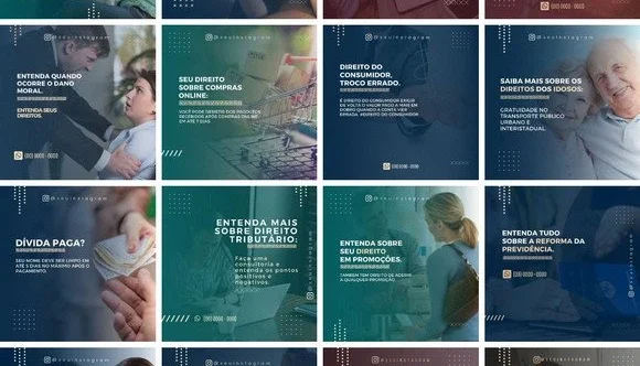 Templates 100% Editáveis no Canva! 💼📄 Advogado