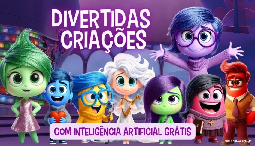 Faça Seu Personagem "Divertida Mente 2" Com I.A