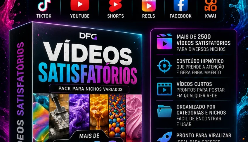 Mega Pack - Vídeos Satisfatórios