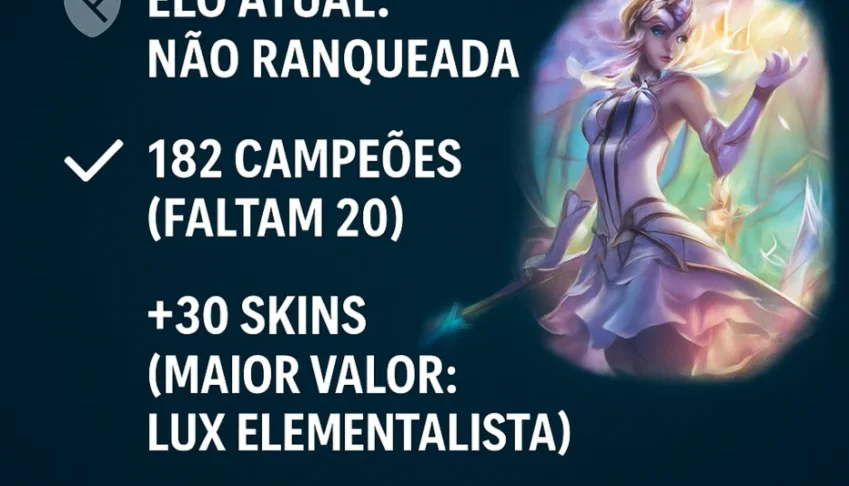 Conta League of Legends