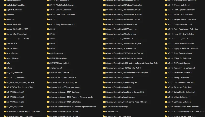 900 MIL MATRIZES - Isso mesmo, tudo para bordado