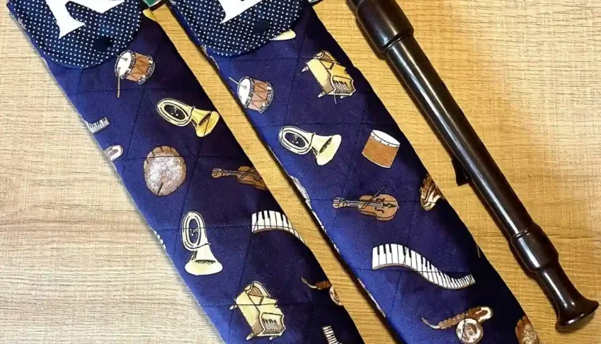 Capa para Flauta Soprano com Inicial Personalizada