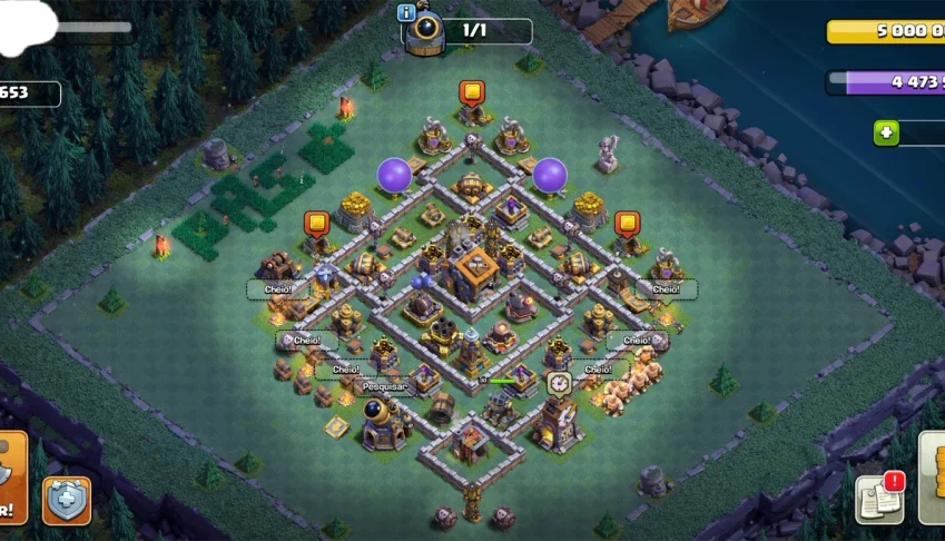 Conta clash of clans cv13