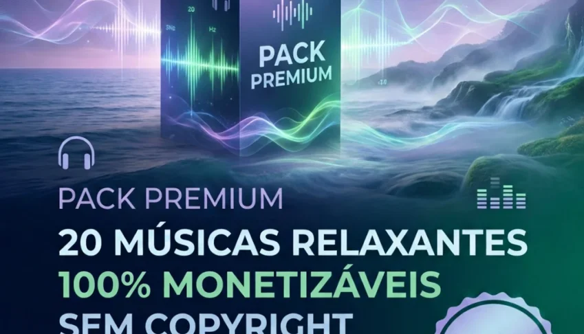 Pack  20 Músicas Relaxantes 100% Monetizáveis