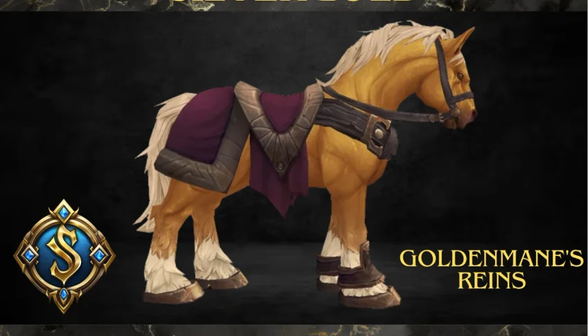Rédeas de Crina d'Ouro WOW