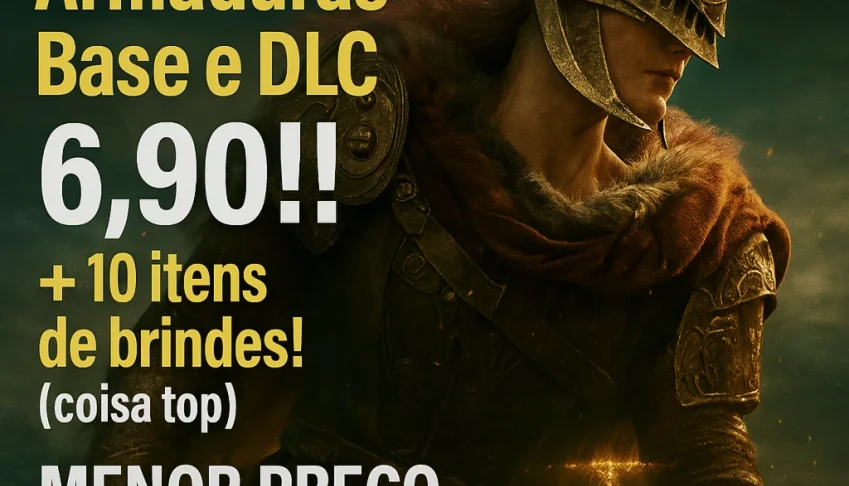 Elden Ring - Todas as armaduras, sets (PS4/PS5) + BRINDES!
