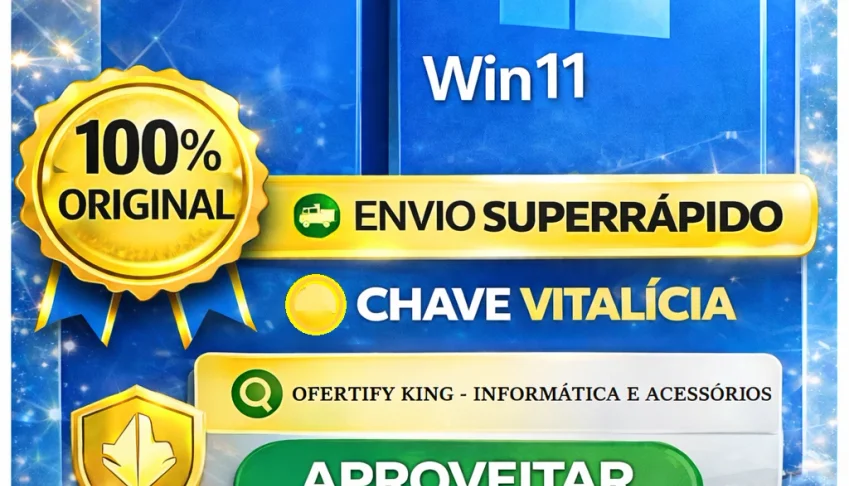 Licença Windows 11 Pro Original - Chave Digital Envio Rápido