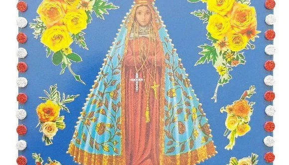 Quadrinho de Azulejo "N.S. Aparecida"