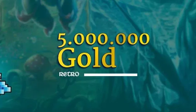5.000.000 Gold - TIBIA - Retro Open PvP