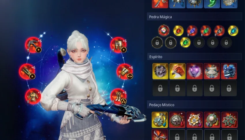 Arqueira Lvl 104 | 185K Poder | 2 Pets Lendários | 19 Épicos