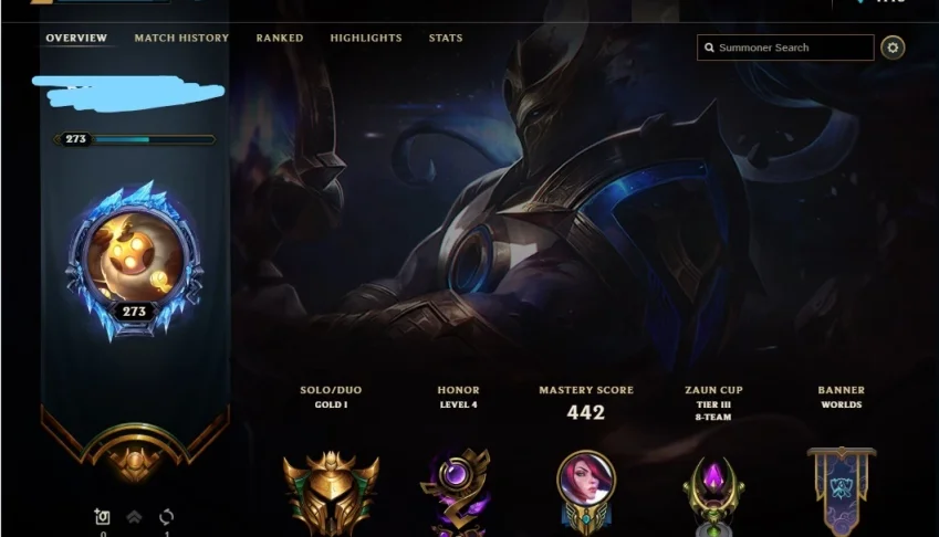Conta League of Legends 376 Skins