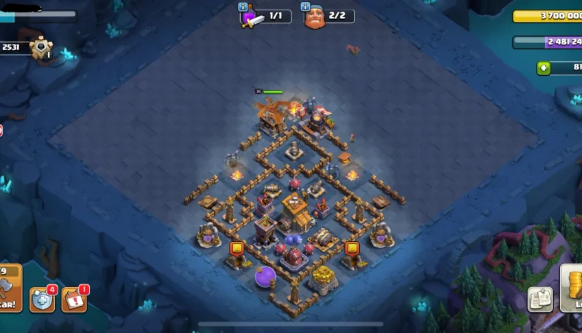 Conta Clash of Clans CV 12