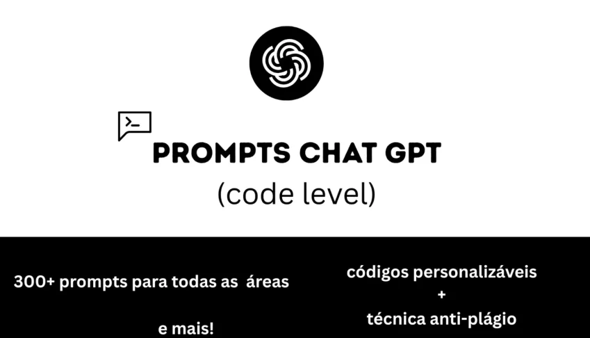 +300 Prompts CHAT-GPT Acelere a sua carreira (OFERTA)