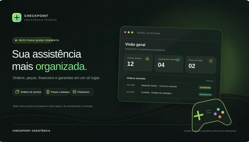 Organize sua Assistência