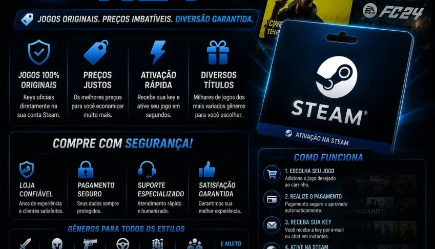 Steam Keys Premium | Jogos Aleatórios |