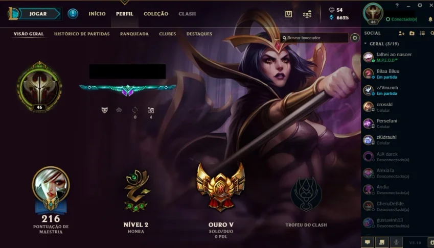 League of Legends ACC Gold V