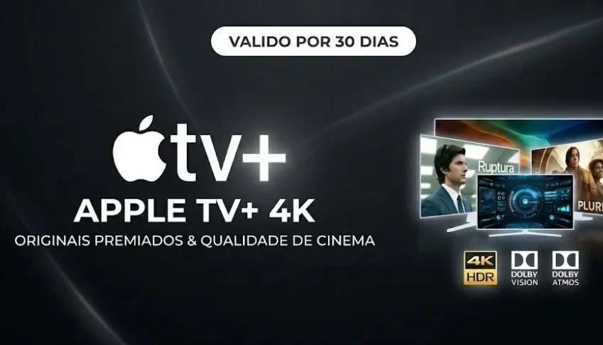 Apple TV+ 4K - Tela Compartilhado+Tela Privada - Mensal