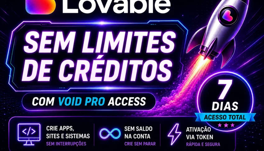 Lovable - Use sem Limite de Créditos | Acesso 7 dias