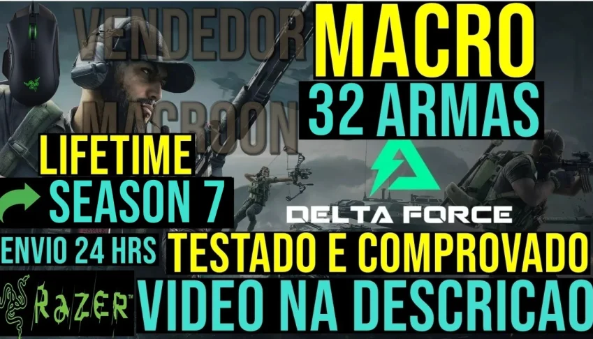 Macro Delta Force - Mouses RAZER - (Vitalicio) NEW 2025