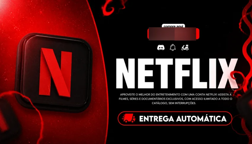 [Melhor Preço] Netflix Premium 4K + 30 Dias | Entrega Rápida