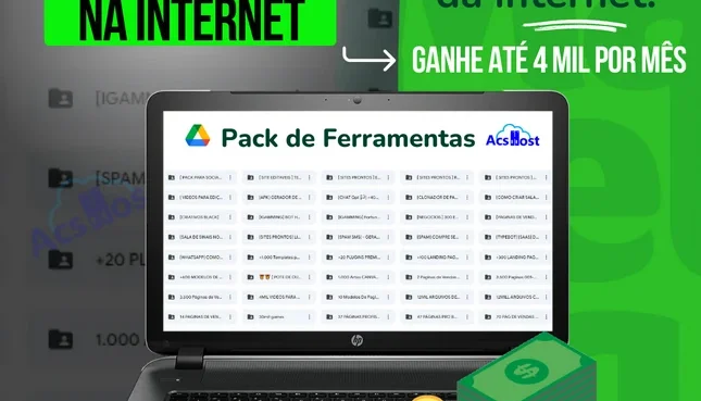 Pacote de Ferramentas do Google Drive (+de 100 produtos)
