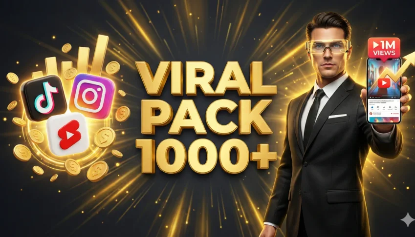 Pack +1.000 Vídeos Virais p/ Reels, TikTok e Shorts