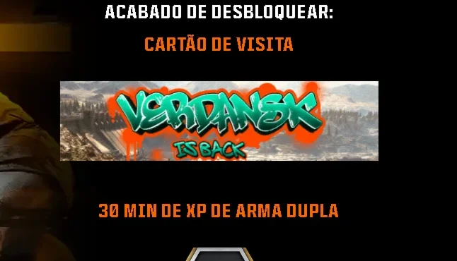 Carta de visita - VERDANSK - RARO - WORZONE / BO6