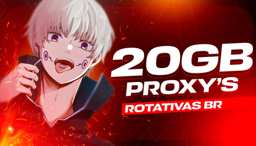 🛜 Proxy Residencial Rotativa BR - 20GB