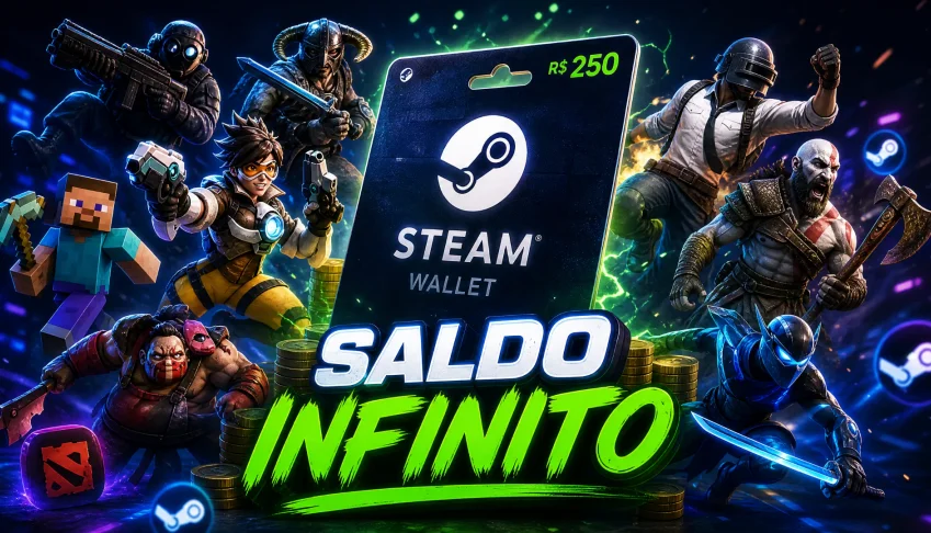 Conta Steam, Acesse Milhares de Jogos  preço Inacreditável