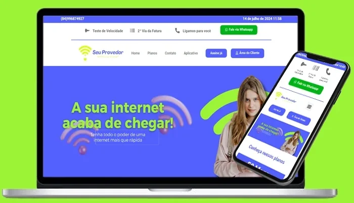 Site Em Wordpress Para Provedor De Internet