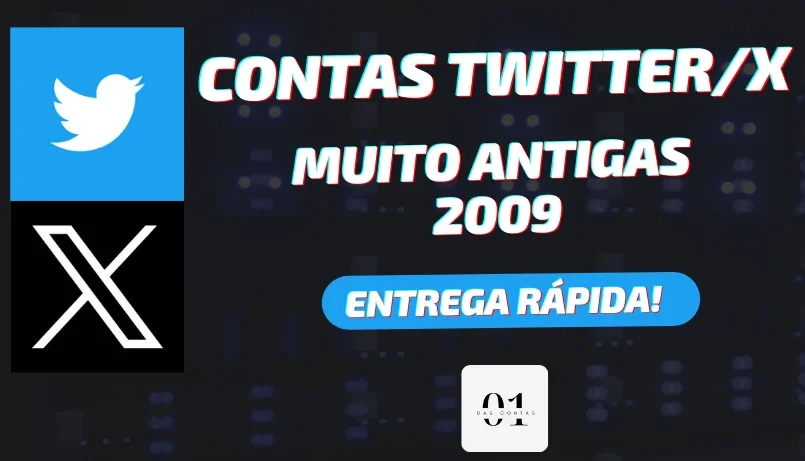 [PREMIUM] CONTAS TWITTER/X ANTIGAS 2009 + EMAIL INCLUSO