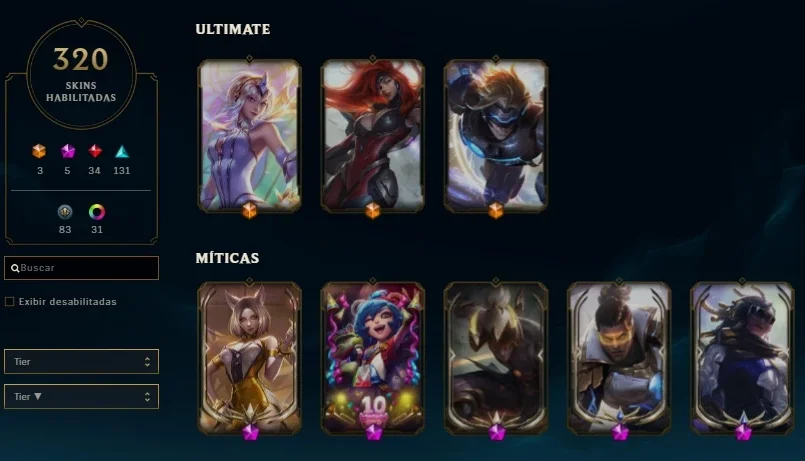 conta league of legends